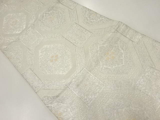 JAPANESE FUKURO OBI / WOVEN FLOWER CREST